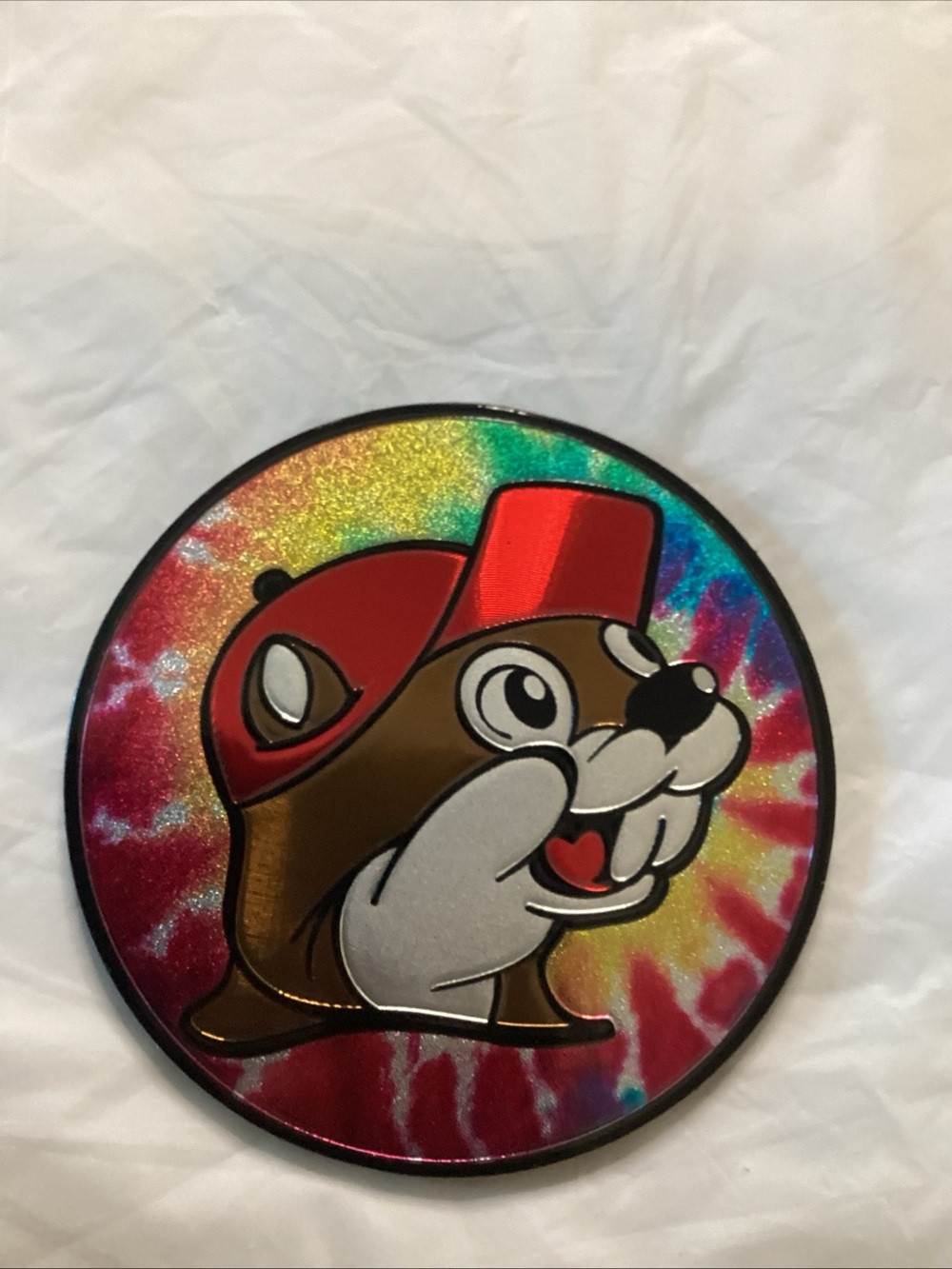Red Cartoon Character Wall Plaque - Playful Home Accent